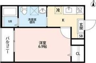 フォンテンブロー笠取町の物件間取画像